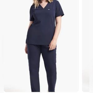 Lago Wear Navy Blue XS Scrub Set